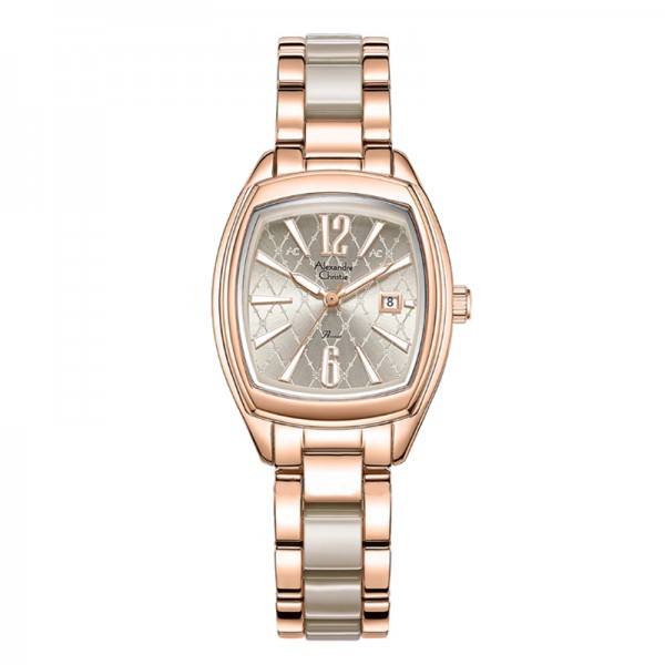 Alexandre Christie AC 2B63 Rosegold Light Grey LDBRGLG Alexandre Christie AC 2B63 Rosegold Light Grey LDBRGLG